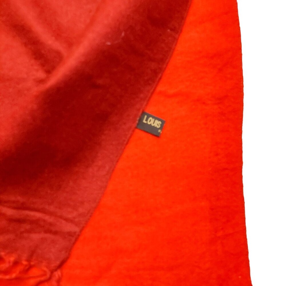 LOUIS VUITTON Reykjavik Burgundy & Red Reversible Scarf Shawl Wrap - Picture 5 of 6